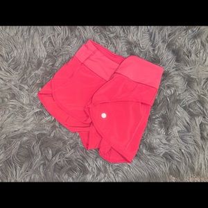 Hot Pink Lululemon Shorts